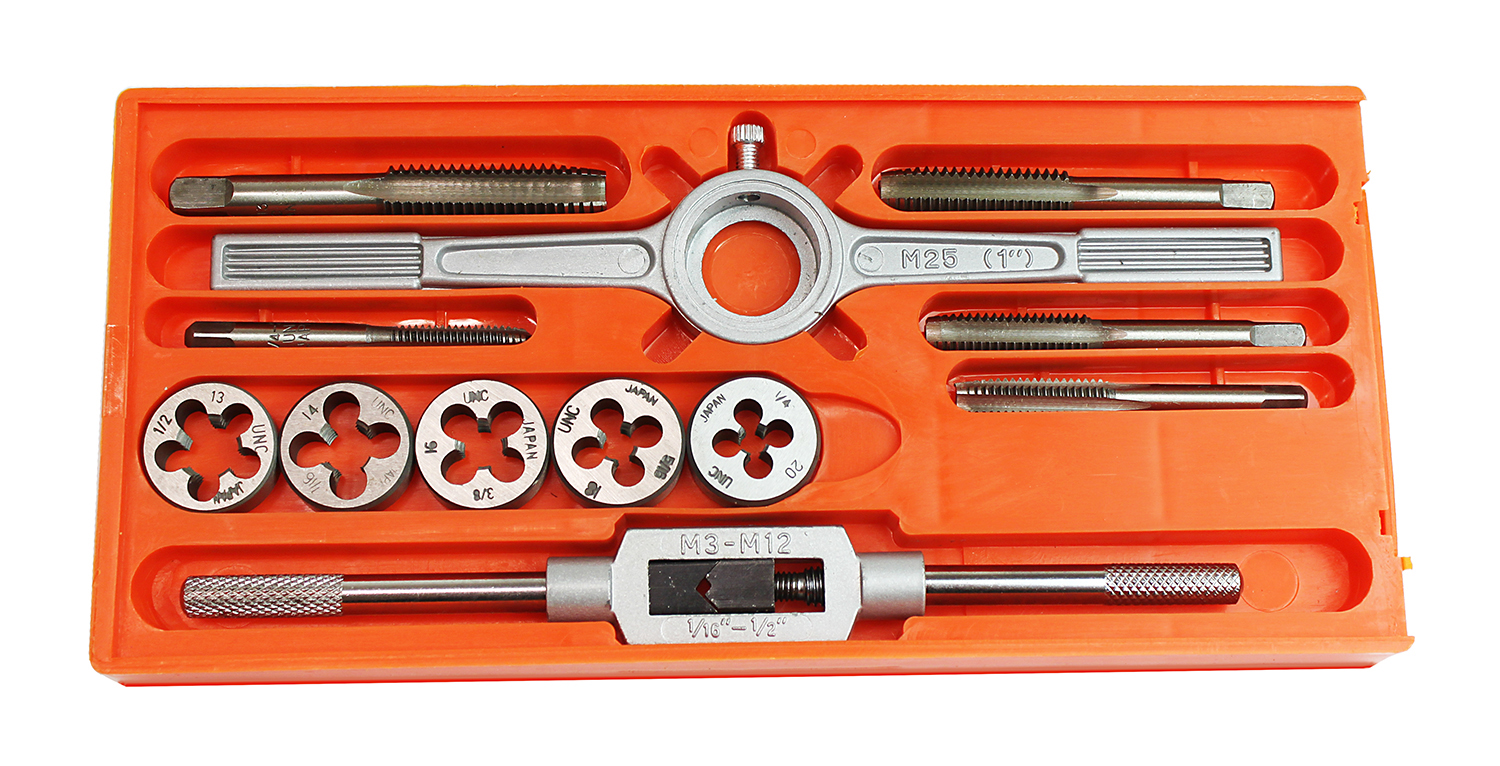 UNC Tap & Die 12 Piece Set